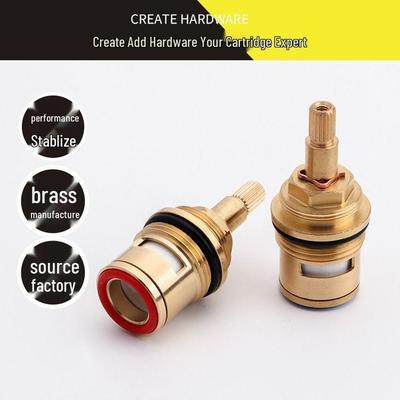 Медный клапан G3/4" с большим расходом для горячей/холодной воды с керамическим диском