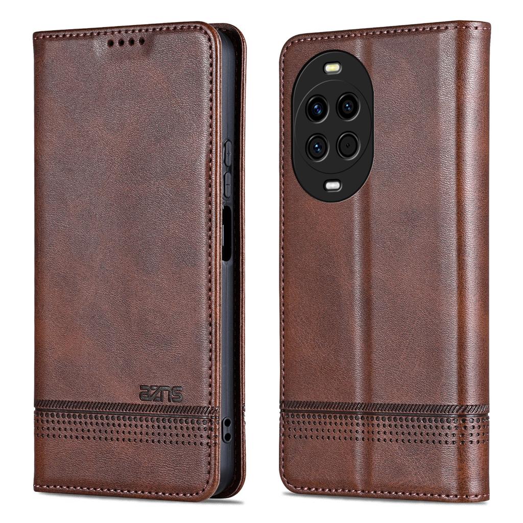 AZNS Чехол для Huawei nova 14 5G Кошелек-чехол для телефона из ПУ кожи с текстурой коровьей кожи