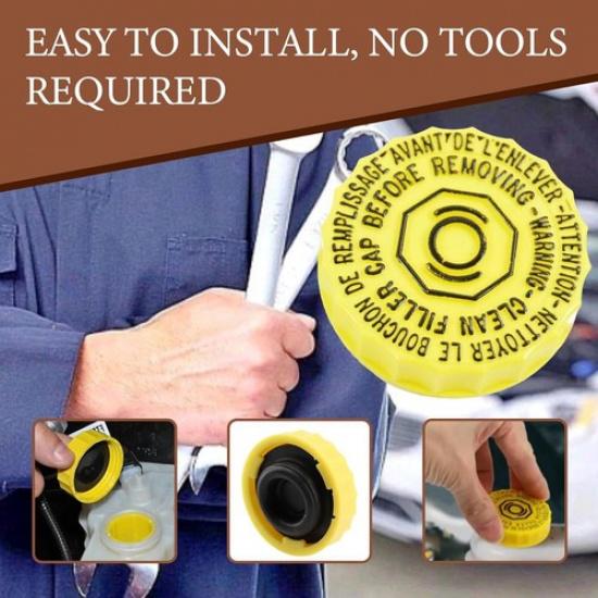 Brake Master Cylinder Reservoir Cap Fit For Jeep Chrysler 2014- 68211910AB