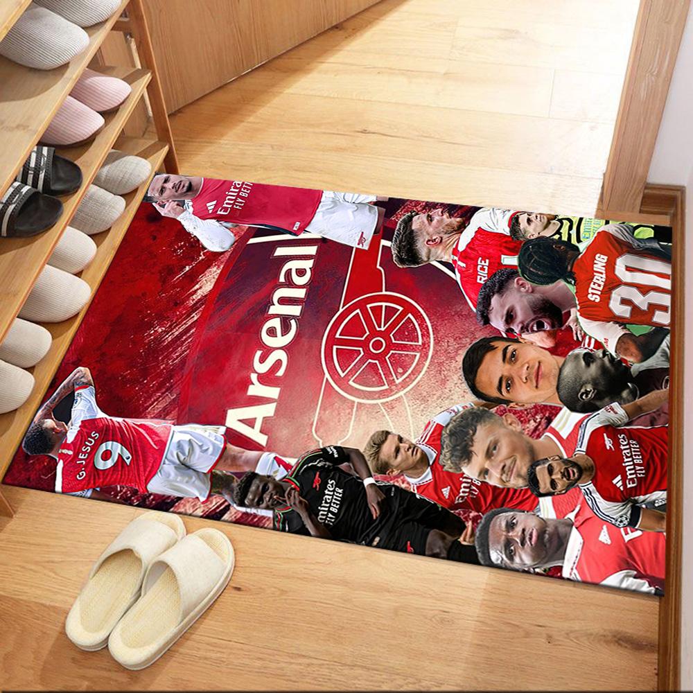 Arsenal Floor Rug Office Rug Design for Playrooms Bedrooms Foyer Decorate room Antislip Carpet Office home decor Perfect Gift for Friends & Family