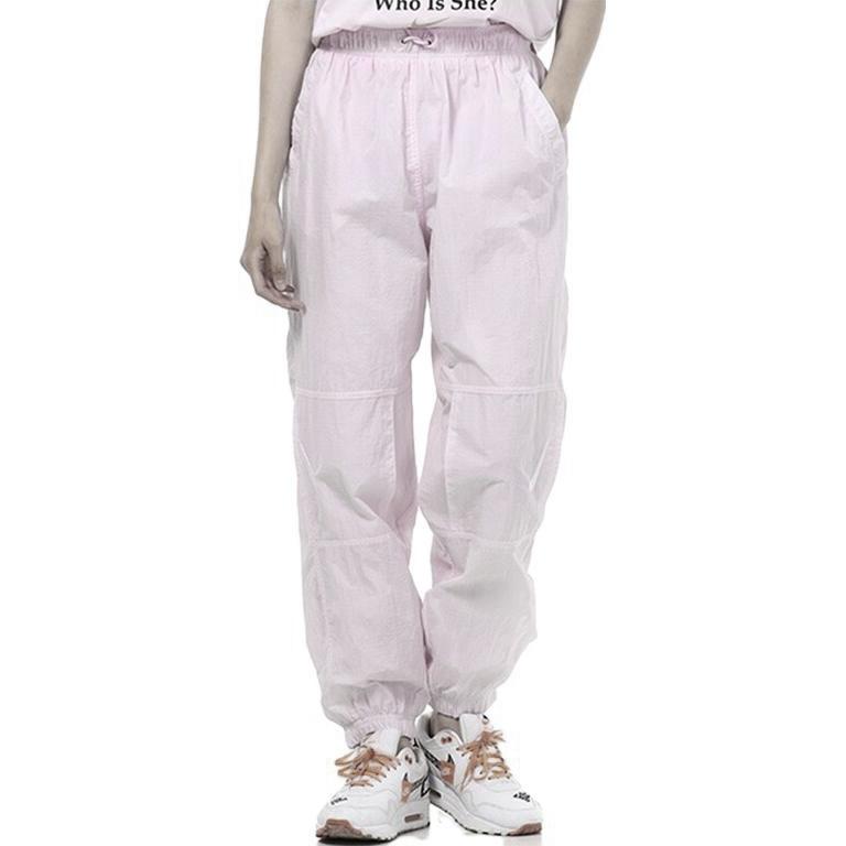 Nike Однотонные трикотажные спортивные брюки со шнуровкой и вышитым логотипом, женские плавки, розовые DR6204-695