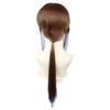 Amiya Arknights Cosplay Wig - Customizable Rabbit/Donkey Ears, Dark Brown To Blue Gradient