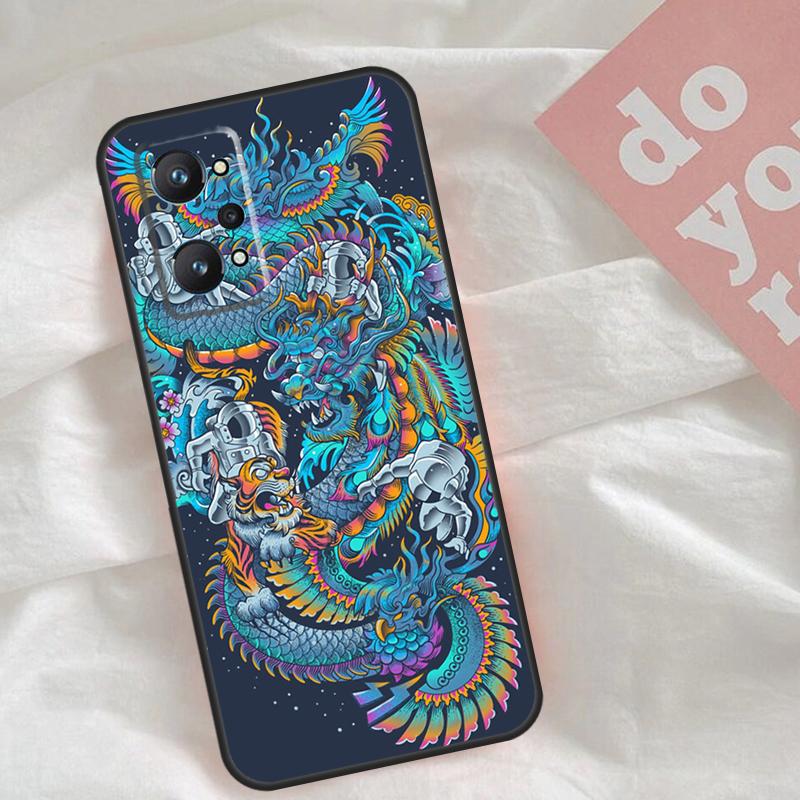 Модный чехол с китайским драконом для Realme C51 C75 C63 C61 C55 C53 C35 C65 C67 C71 15 11 12 13 14 Pro Plus GT6 GT7 Pro