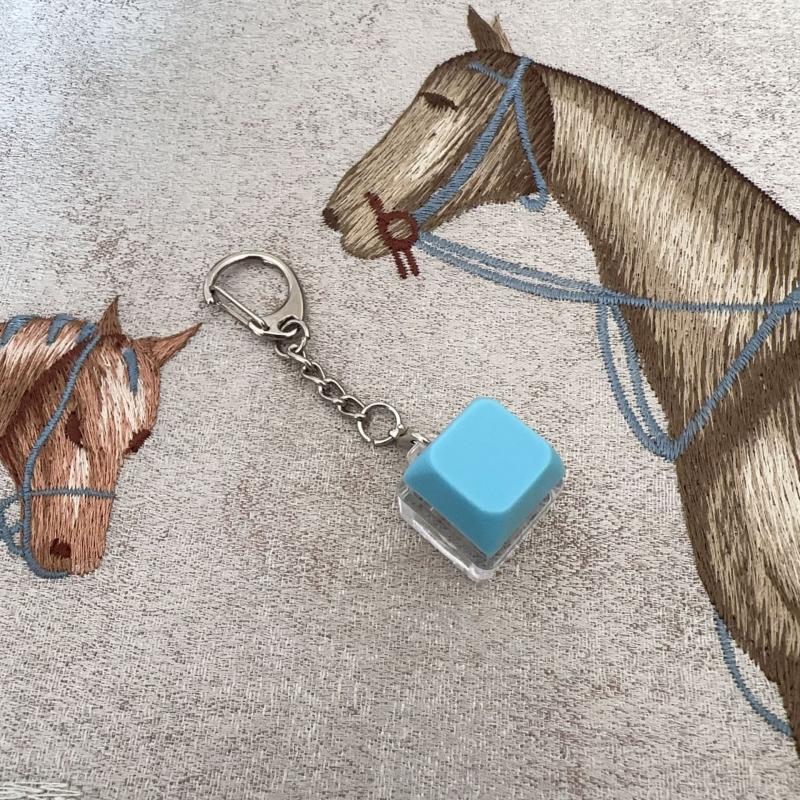 Светодиодная клавиатура брелок игрушка снятие стресса сделай сам кнопка палец колпачки для клавиатуры игрушка маленькие подарки маленькие гаджеты брелки