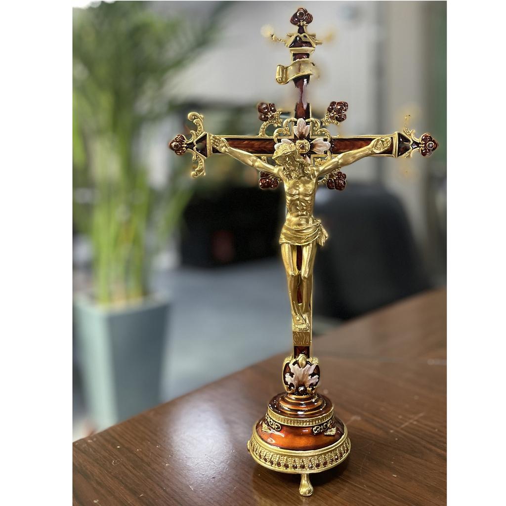 Metal Cross Religious Items Gift Ornaments