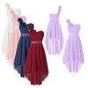 Girls' One Shoulder Dresses Formal Party Wedding Flower Girls Dress Ball Gown