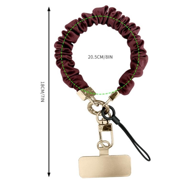 Mobile Phone Lanyard Cloth Anti-lost Mobile Phone Chain Women's Phone Lanyard High-grade Wrist Bracelet for Women Decoration