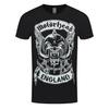 Motorhead Unisex Adult England Crest T-Shirt