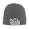 Новая коллекция Shady Records Шапки-бини Eminem Для женщин Унисекс Шапка Осенняя Зимняя Шапка Акрил Хип-хоп Музыкальный Альбом Вязаная крючком