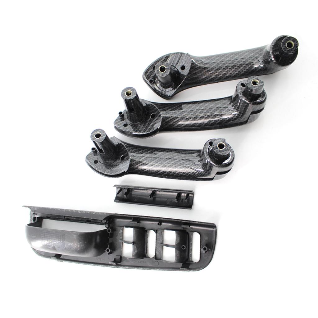 5 шт. Накладки на внутренние ручки дверей из углеродного волокна для VW Je1tta Golf MK4 1999-2004