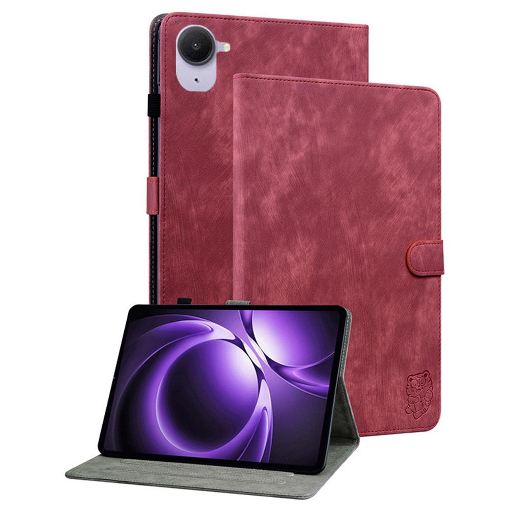 Чехол для Xiaomi Redmi K Pad с тиснением в виде тигра, устойчивый к царапинам, из искусственной кожи, чехол для планшета