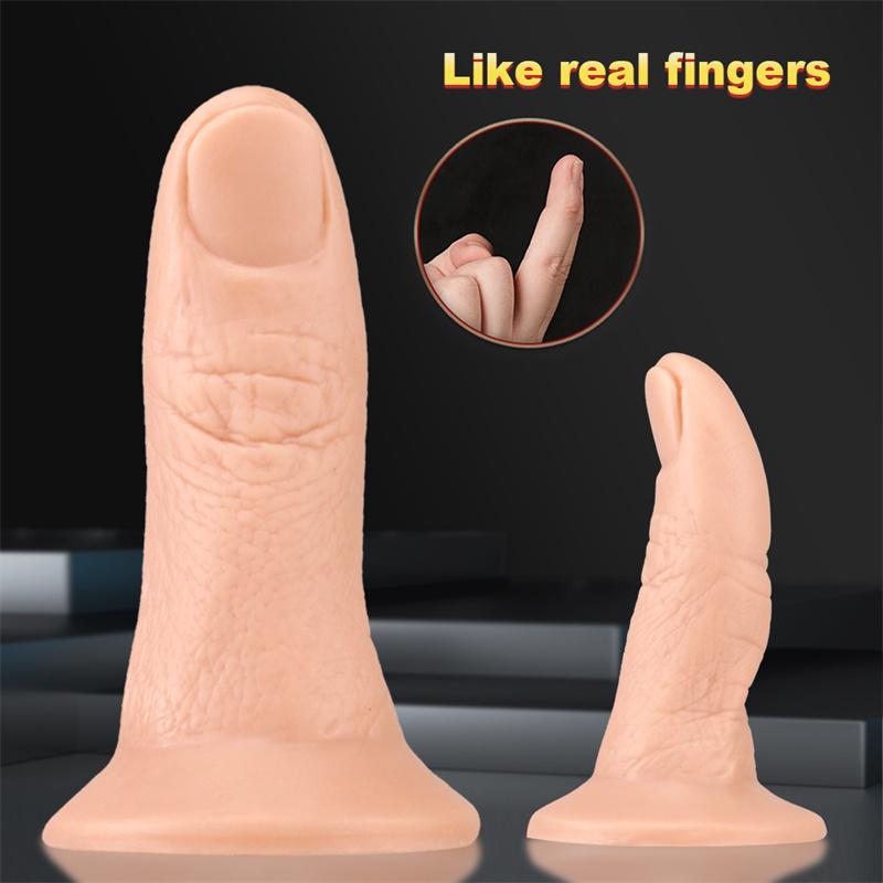 Female Thumb Masturbation Device Simulation Dildo Female Dildo Manual Big Penis Adult Products