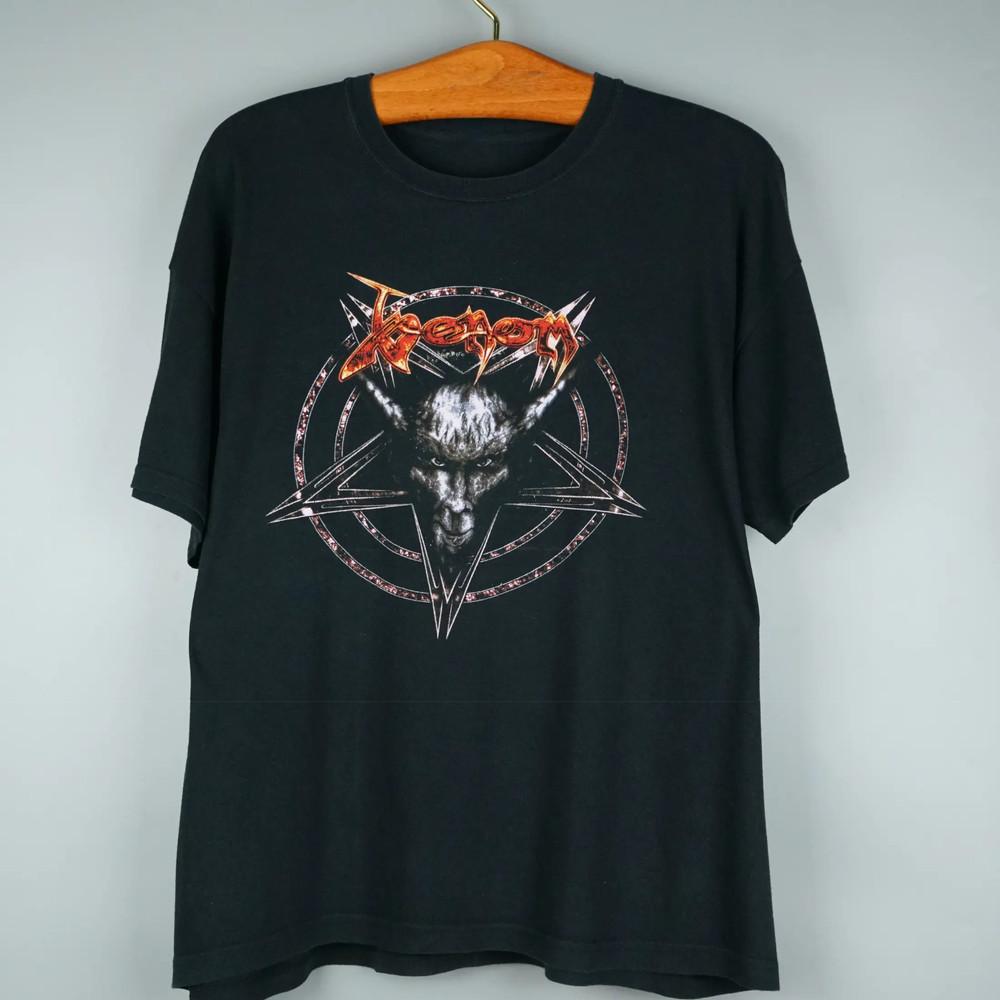 Venom Band Album ROCK Adul Black Short Sleeve Tee BL327 Unisex T-Shirt