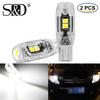 2Pcs T10 Led Bulb 168 194 W5W LED Canbus 5SMD 2835 Car Interior Lights WY5W Wedge Parking License Plate Lamp Automobiles 12V White Red Yellow Blue