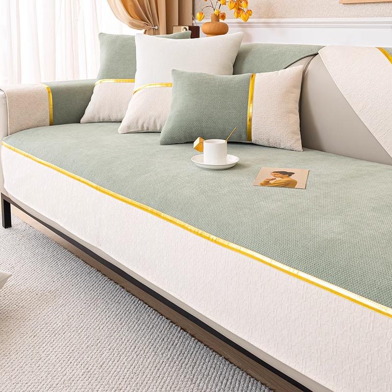 Подушка для дивана Chenier, легкая роскошь, высокий стиль, простой современный, нескользящая подушка для сиденья, универсальная для четырех сезонов, чехол для дивана, ткань для чехла