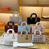 2025 New Horizontal Diamond Handbag Exquisite Versatile Light Luxury Shoulder Messenger Bag