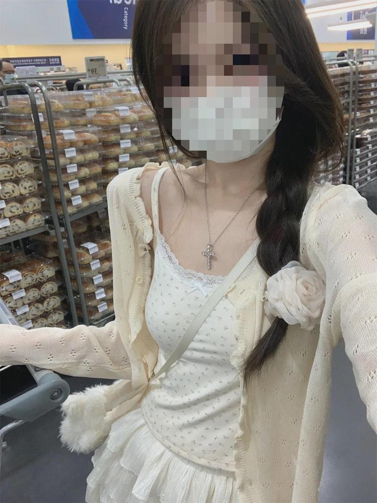 Шикарный летний свитер корейской ажурной вязки 2025 года — женский свободный, короткий, с длинными рукавами кардиган