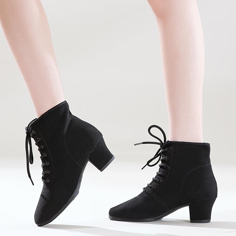 Женская танцевальная обувь, танцевальные ботинки для джаза и сальсы, обувь для бальных танцев, современная женская обувь