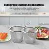 Stainless Steel Mesh Net Strainer Basket Colander  Pot Boil Food Colander To Strain Rinse Fry Steam Cook Vegetables Pasta