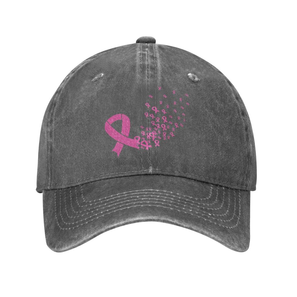 Breast Cancer Ribbon Wonder Baseball Cap Vintage Distressed Denim Washed October Fighter Snapback Outdoor Adjustable Hats