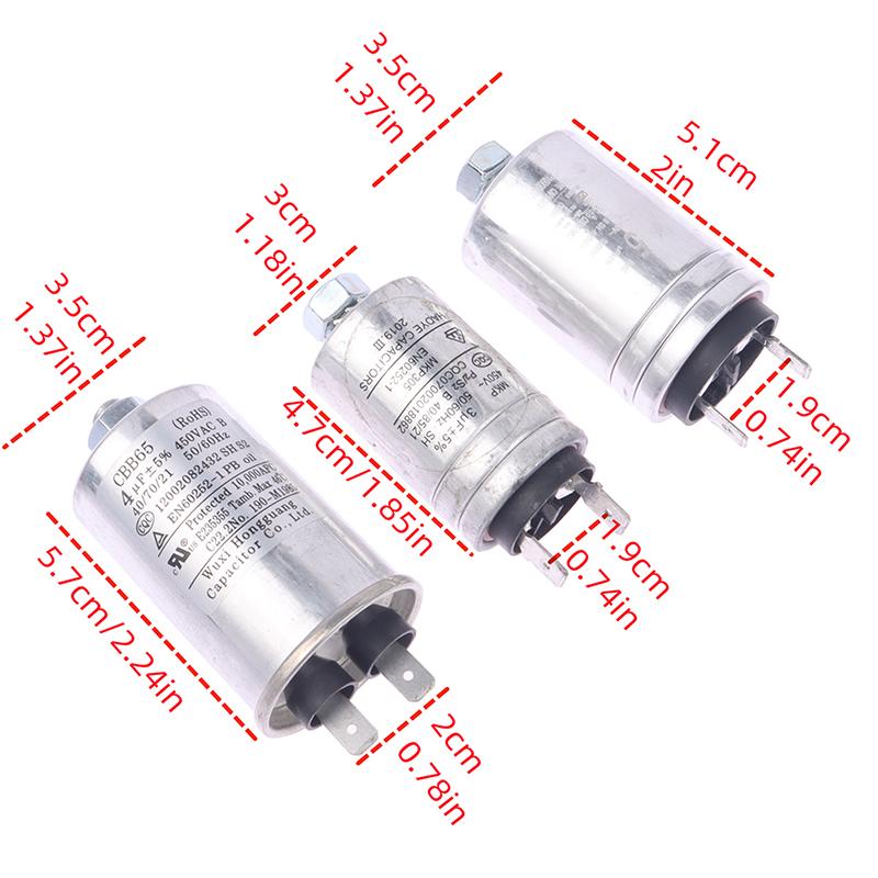 Mkp3Uf4Uf5Uf 450Vac посудомоечная машина часть алюминиевый корпус двойной вставной конденсатор