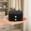 Jewelry Storage for Women Portable Ring Box, Multi Slot Case, Simple Style Gift Box Metal Snap Closure Organizer Rings And Earrings Travel Friendly