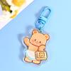 Милый мультяшный шарнирный масляный медведь акриловый кулон аниме фото брелки индивидуальные прозрачные акриловые изделия