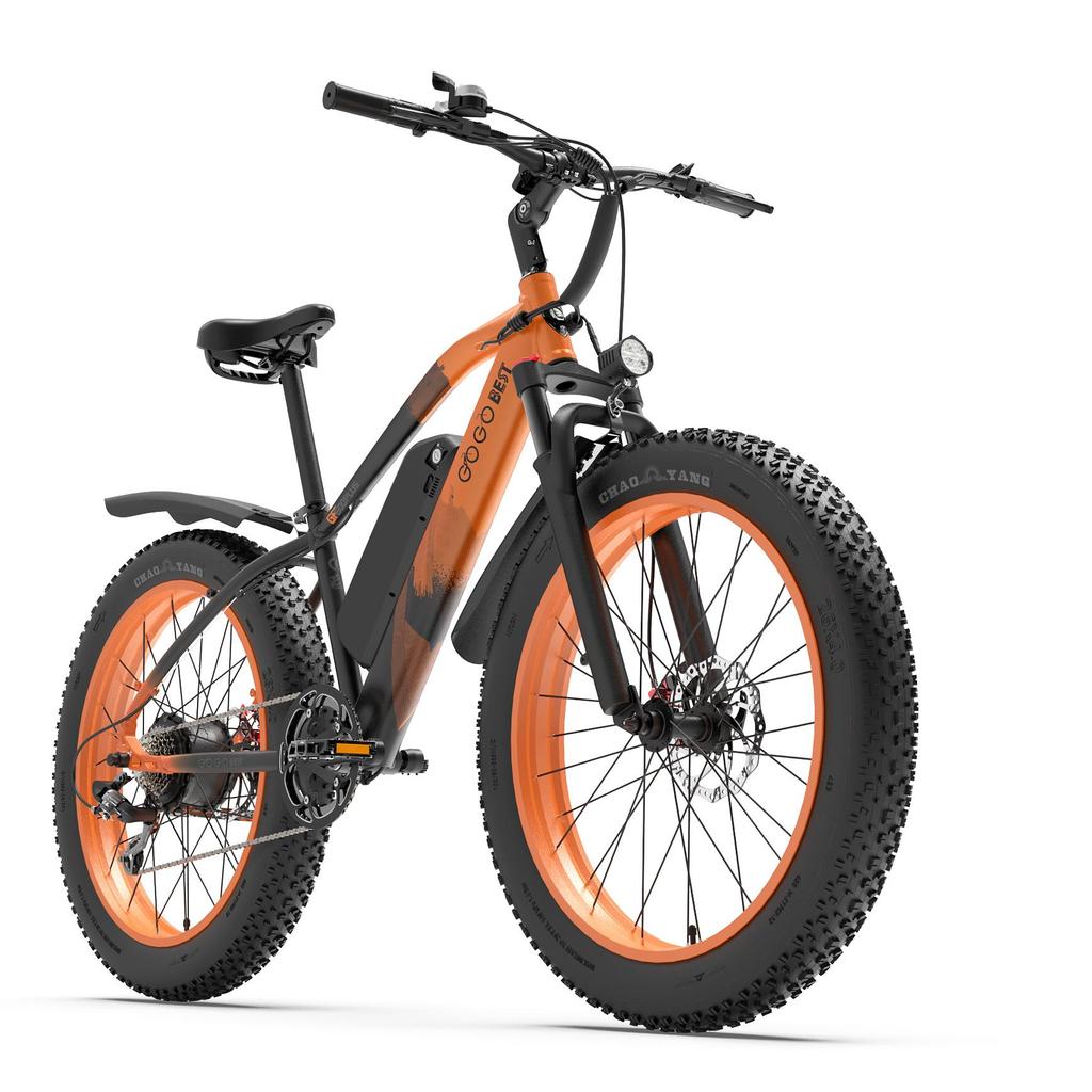 GOGOBEST GF600PLUS Взрослый внедорожный электровелосипед Аккумулятор 48В20Ач Мотор 1000Вт Электро-горный велосипед 26 дюймов Внедорожные шины Уличный электровелосипед