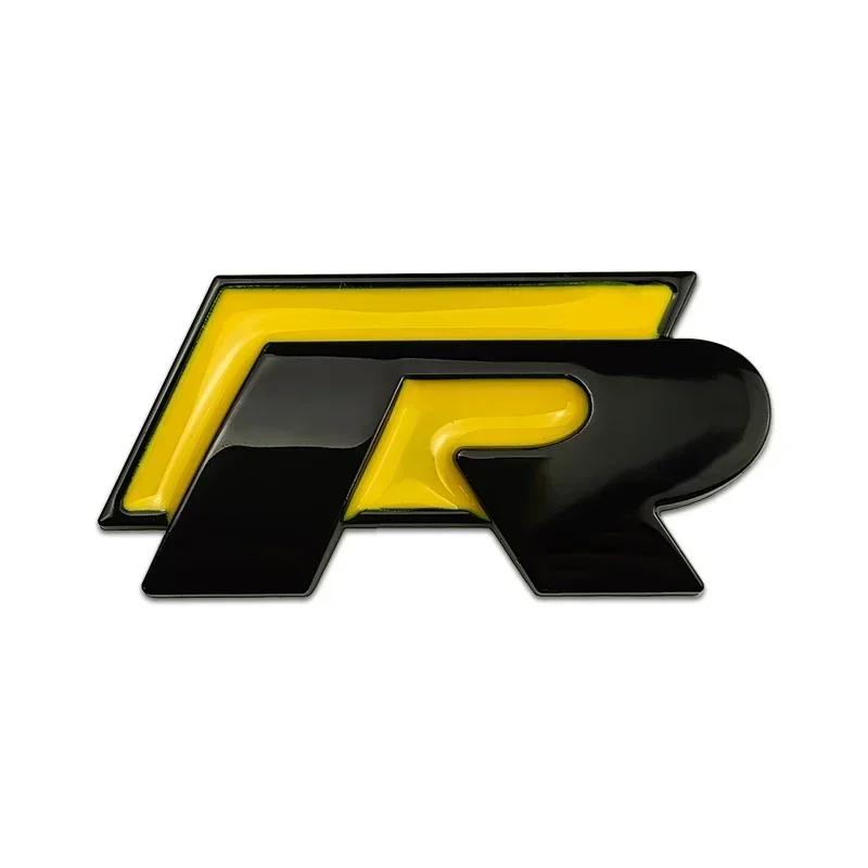 2026 Горячее Для VW VOLKSWAGEN Для Volkswagen VW R Rline Логотип Металлическая Решетка Радиатора Автомобиля Значок Наклейки на Задний Багажник Polo Golf Jetta Beet