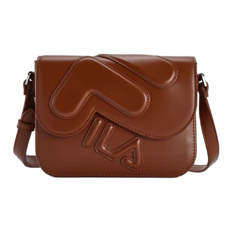 Fila Originale Embossed Logo Mini Shoulder Bag Women bags Wood-Brown F13W519171FBN