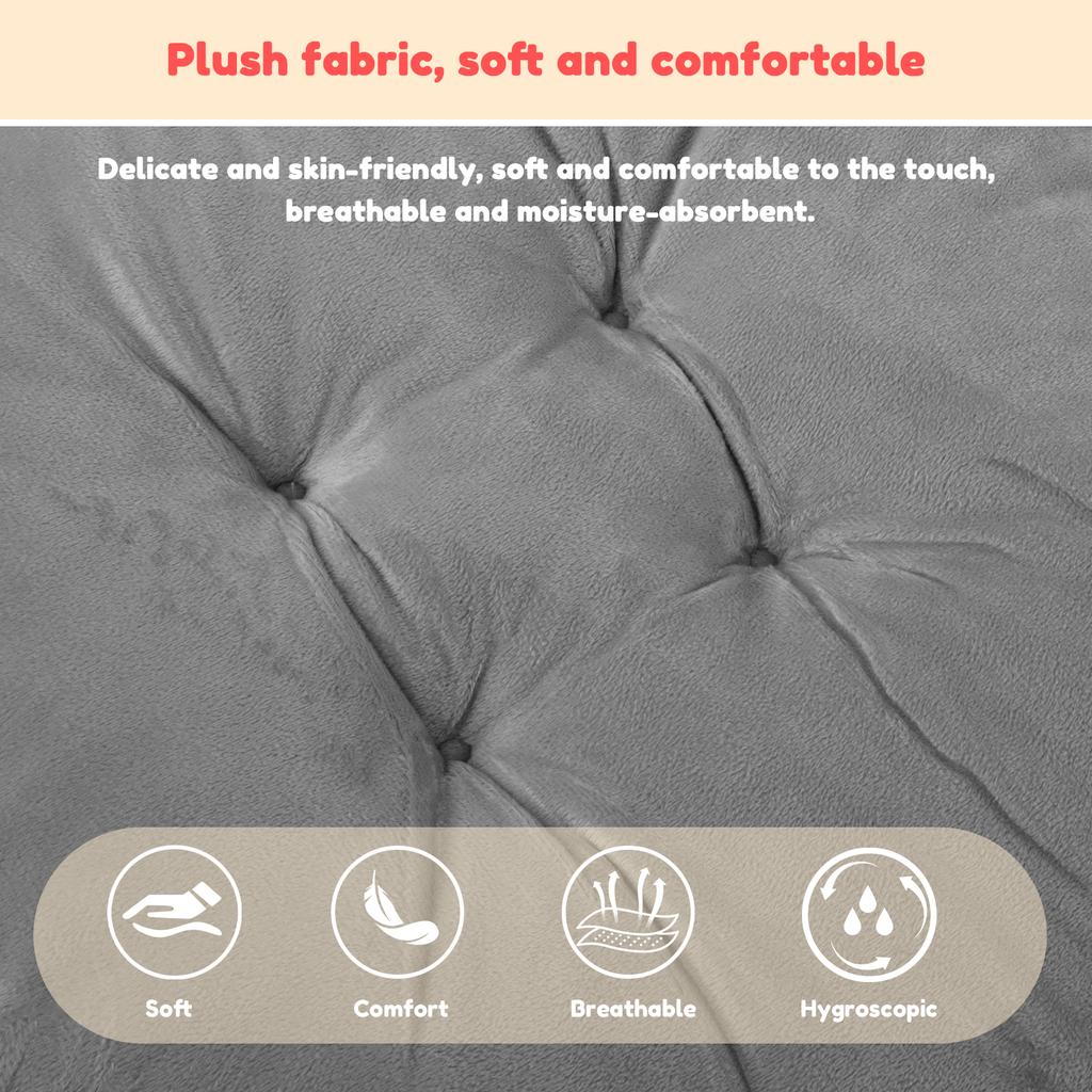 Chair Cushion Soft High Elasticity Desk Chair Backrest Student Mat Tailbone Sciatica Back Pain Relief Comfort Chair Cushion