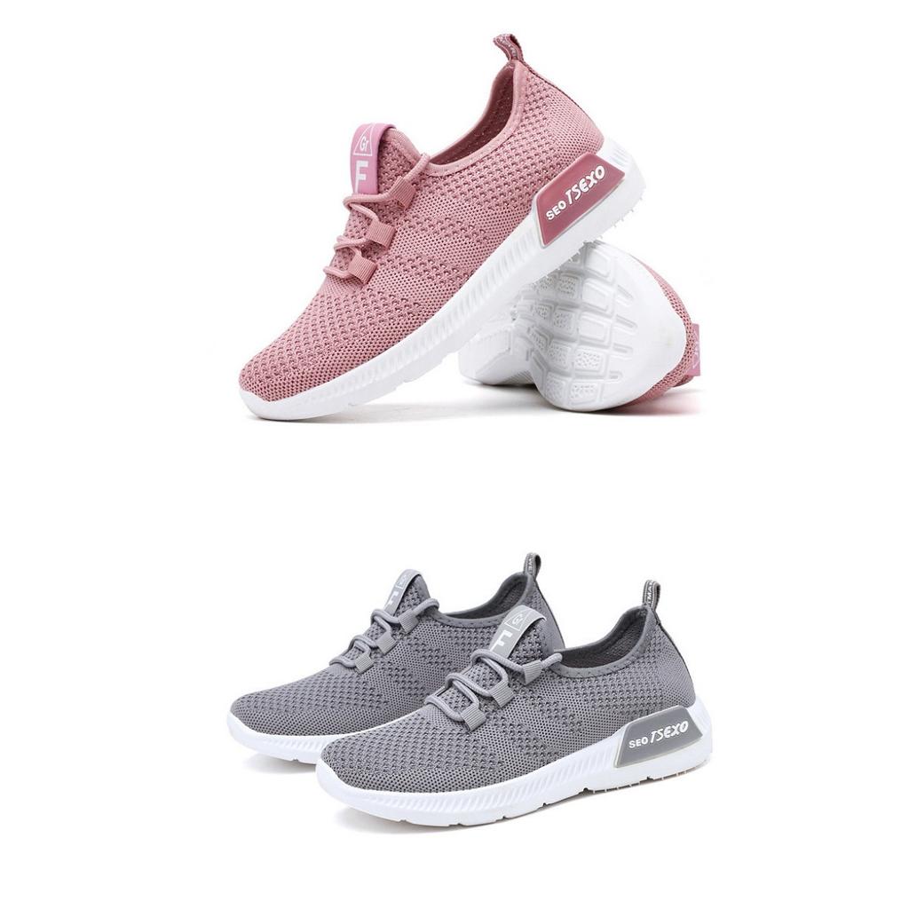 Женские кроссовки Flyknit Single, дышащая обувь с мягкой подошвой, повседневная спортивная обувь для женщин