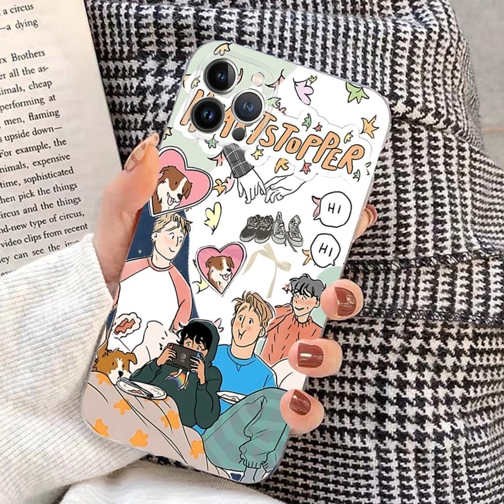 Hot TV Heartstopper Phone Case For IPhone 16 15 14 11 12 13 Mini Pro XS Max Cover 6 7 8 Plus X Funda Shell