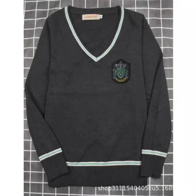 Gryffindor V-Neck Sweater Vest - Unisex Daily School Uniform, 100% Cotton