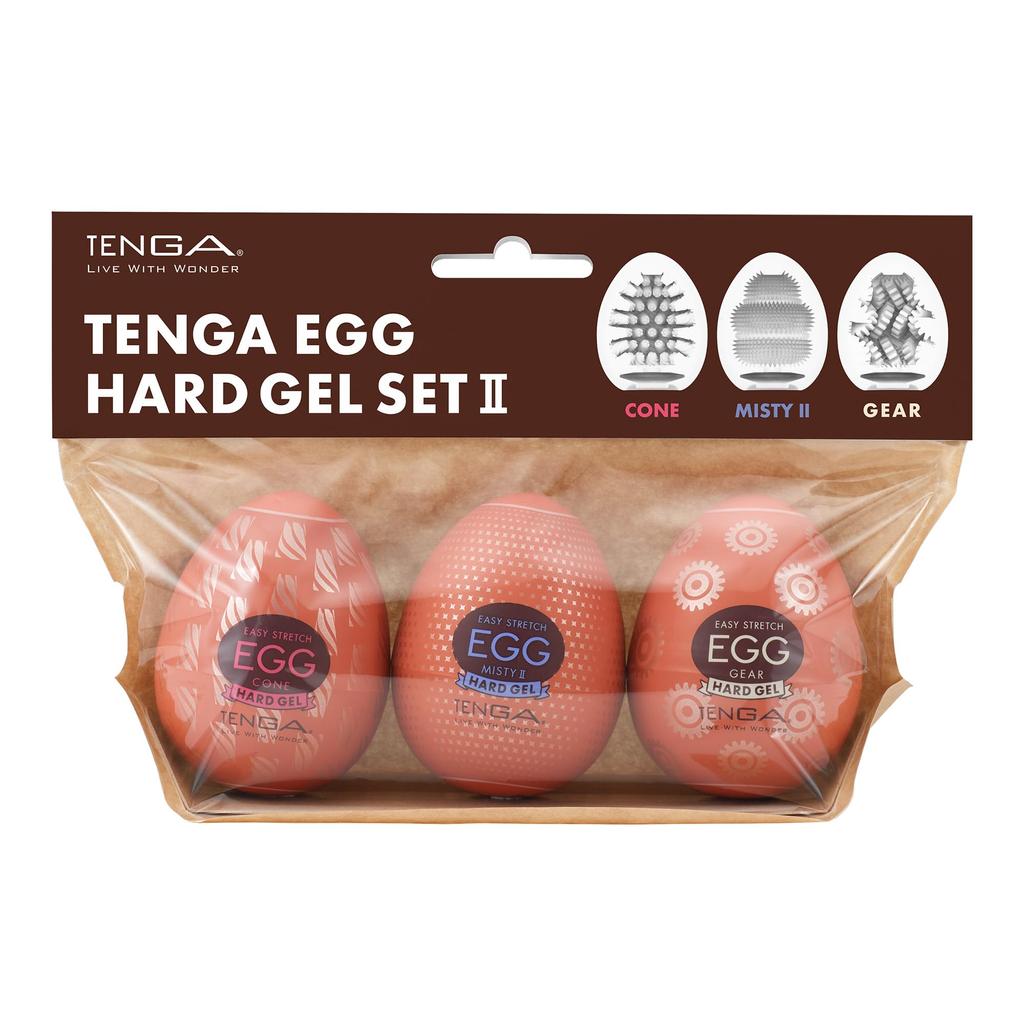TENGA EGG НАБОР ТВЕРДОГО ГЕЛЯ II TENGA EGG НАБОР ТВЕРДОГО ГЕЛЯ 2 Кукурузный Туманный 2 Передачи 3 вида набор / /