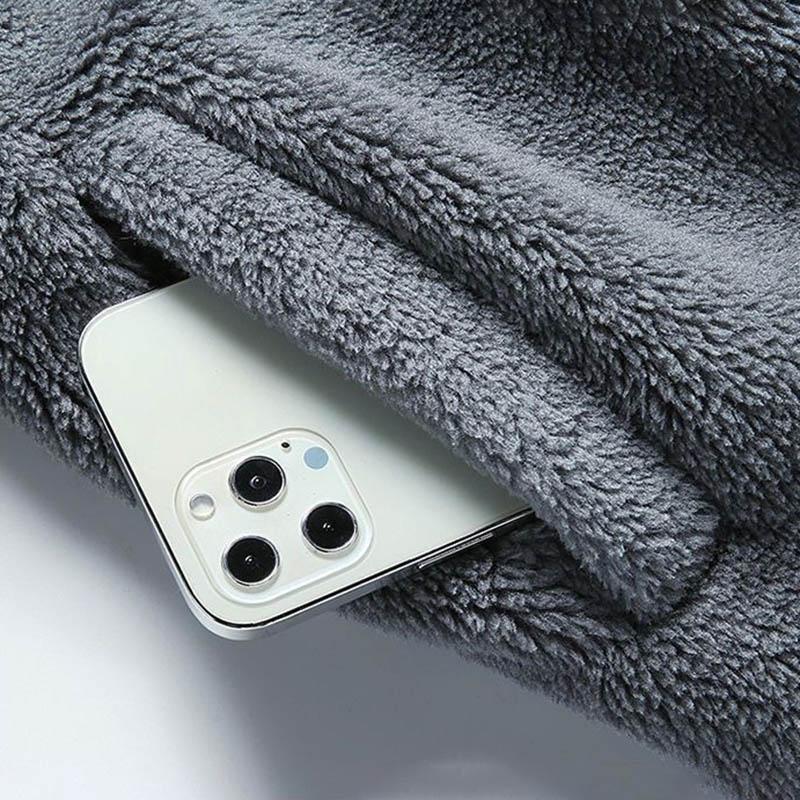 Плюшевая куртка с капюшоном, женская осенне-зимняя стеганая и утолщенная свободная хлопковая одежда больших размеров, теплая и уютная куртка