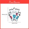 Cartoon And Funny Pokemon Brooch For Halloween Dark And Cool Alloy Accessory
