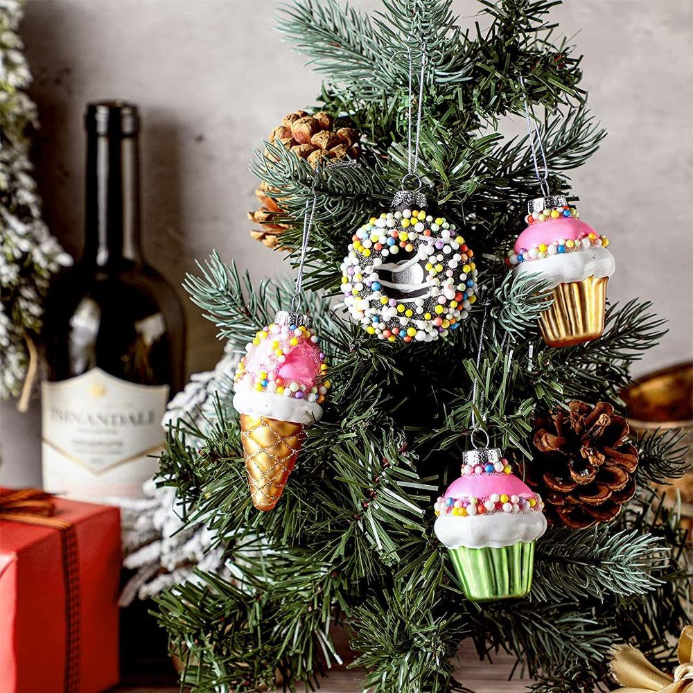 Christmas Tree Ornaments Pendant Glass Ornaments New Painted Home Decoration Christmas