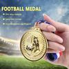 Футбольные соревнования Игры Медали Цинковый сплав Спортивные соревнования Награды Медали Износостойкая Коллекция Школьные принадлежности