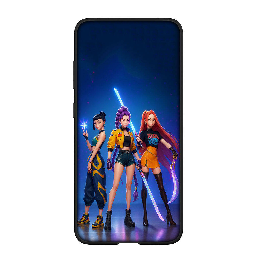 Чехол для Samsung Galaxy S25 S23 S22 S24 Ultra FE A05 A06 A15 A16 A36 A37 A35 A54 A55 A56 A57 A25 A26 A53 A17 Zoey KPop Mira Demon Rumi Hunter X Чехол