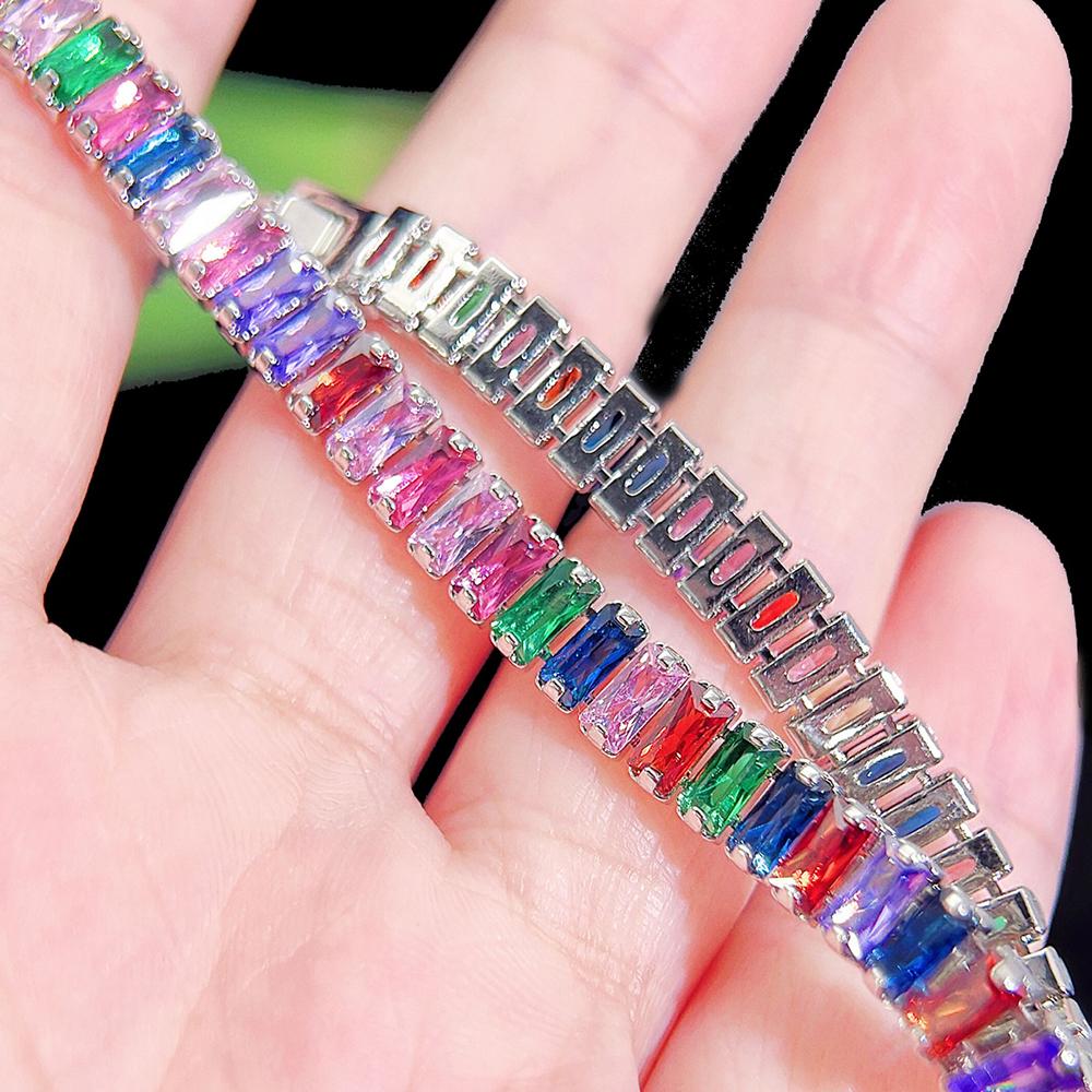 CMM 3 шт. топ блестящие многоцветные CZ индийские круглые колье-колье серьги браслет комплект ювелирных изделий выпускной банкетный костюм платье аксессуары