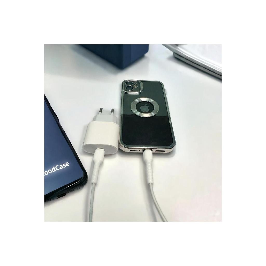 Двойная защита кабеля для Iphone 11 12 13 14 Pro Pro Max 7 8 Se