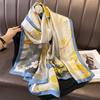 Retro Silk Scarf for Women: Spring/Autumn All-Match Shawl & Headscarf