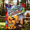 1 шт. Плед Scooby-Doo Mystery для улицы, легкий, фланелевый, мягкий и теплый, всесезонный, для улицы, кемпинга, гостиной, офиса, L1106098
