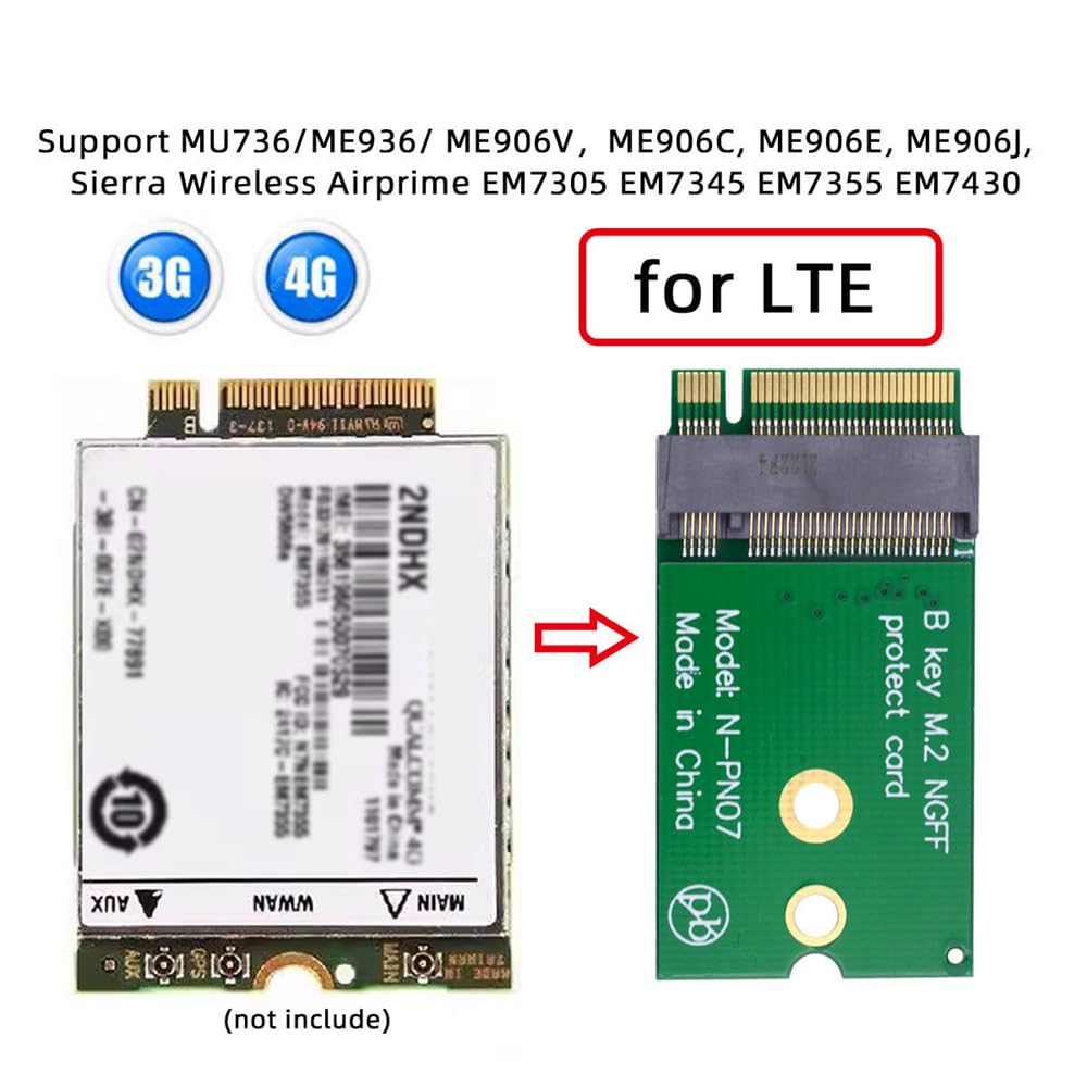 Xiwai Удлинительный адаптер для беспроводной карты NGFF E-key A E-key 22x30 мм до 22x42 мм SSD-удлинитель Папа Мама +