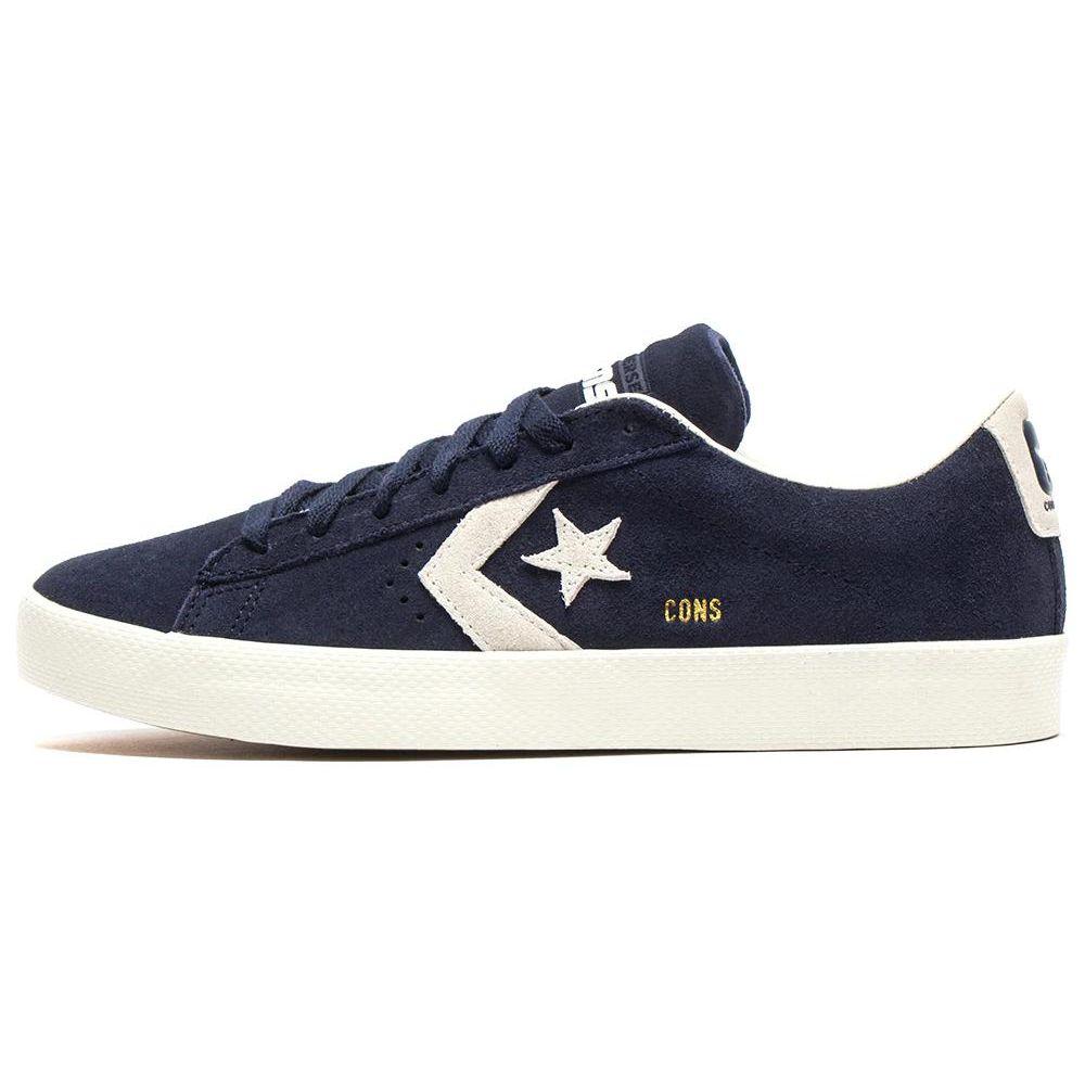 Converse CONS Pro Leather Vulc Pro Suede Low Obsidian Unisex Sneakers Blue Egret A02954C