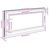 Basement Window RISOR 120 x 60 cm PVC and Glass Anthracite