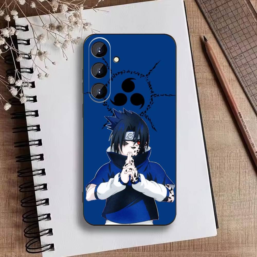Чехол для телефона P-Narutos K-Uchiha для Samsung Galaxy A73, A21s, A22, A31, A52, A53, A71, A41, Мягкий черный корпус