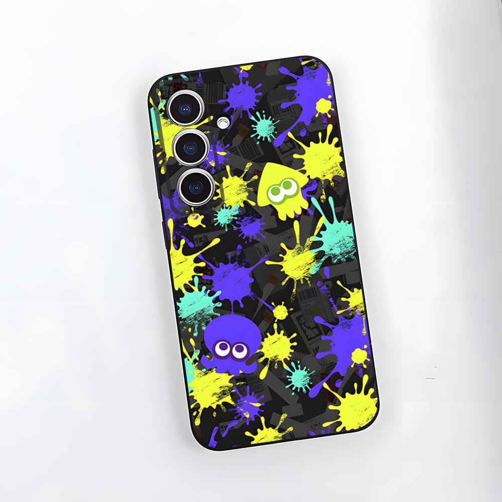 Игровой чехол для телефона S-Splatoon для Samsung A25 A13 A33 5G A54 A36 A35 A56 A52 A14 Ударопрочный мягкий чехол