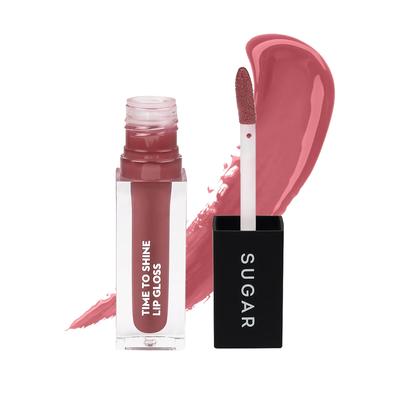 SUGAR Cosmetics - Время Сиять - Блеск для губ - 02 Велма Пинкли (Розовый нюд) - 4,5 г - Блеск для губ с маслом жожоба